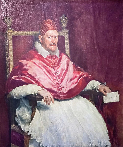 Pope Innocent X, called Giambattista Pamfili, 1650, (oil on canvas)