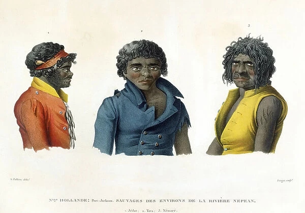 Port Jackson, New Holland: Natives from the River Nepean Region