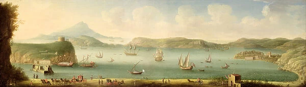 Port Mahon, Minorca, 1730s (oil on canvas)
