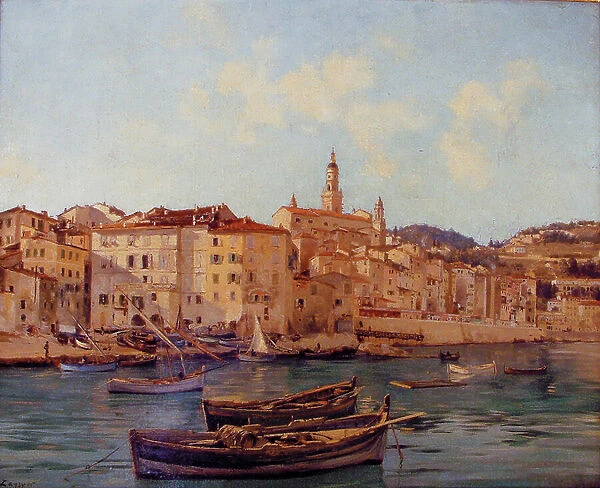 The port of Menton 1891 (painting)