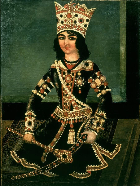 Portrait of Abbas-Minza (c. 1783-1833), Prince of Persia, son of Shah Fath Ali (reigned