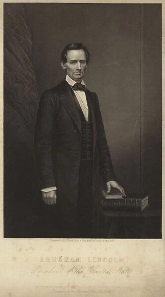 Portrait of Abraham Lincoln (engraving)