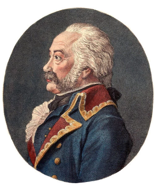Portrait of Adam Philippe, Earl of Custine (1740 - 1793), general francais