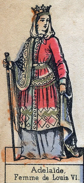 Portrait of Adele de Savoie (Alix or Adelaide de Maurienne) (ca
