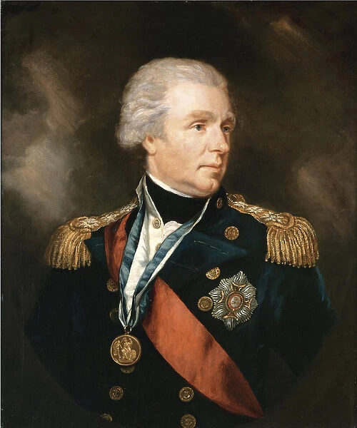 Portrait of the Admiral William Waldegrave, 1st Baron Radstock (1753-1825) par Northcote