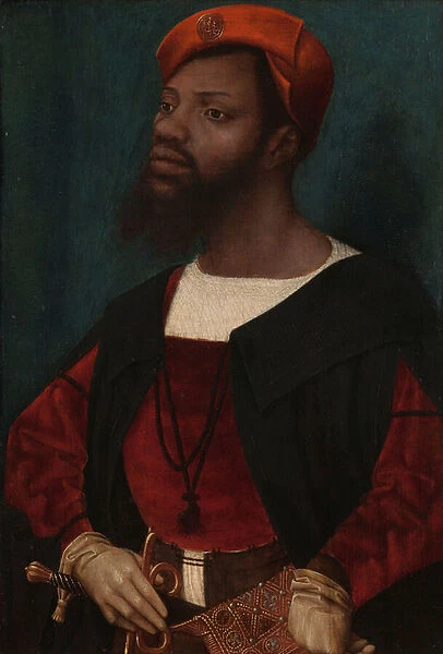 Portrait of an African Man, c. 1525-30 (oil on panel)