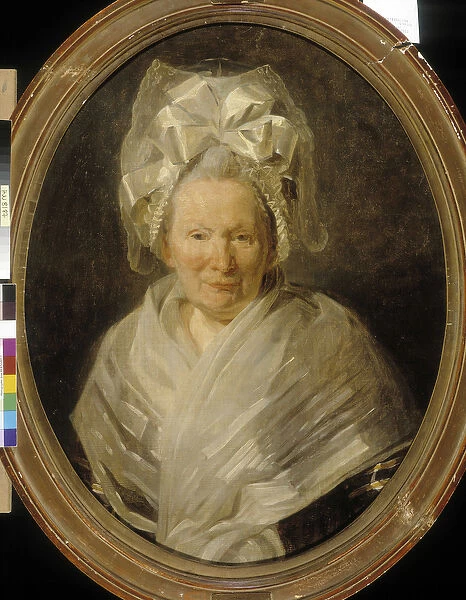 Portrait of an Aged Woman (oil on canvas)