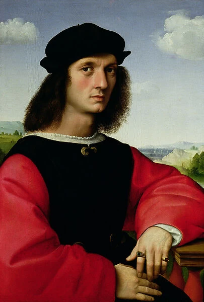 Portrait of Agnolo Doni, c. 1505-06 (oil on panel)