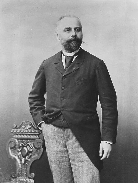 Portrait of Albert Grodet, 1893 (b  /  w photo)