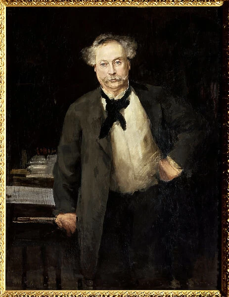 Portrait of Alexandre Dumas Jr. (1824-1895), French writer