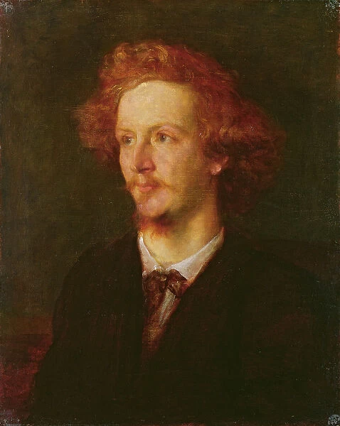 Portrait of Algernon Charles Swinburne (1837-1909) 1867 (oil on canvas)