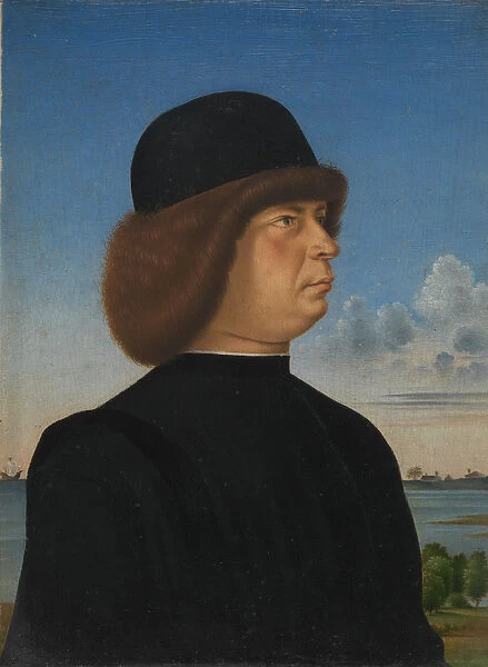 Portrait of Alvise Contarini, c. 1485-95 (oil on wood)
