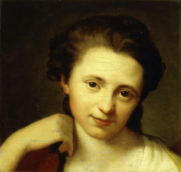 Portrait of Angelica Kauffmann, bust length (oil on canvas)