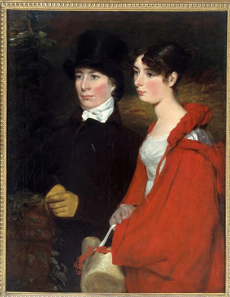 Portrait of Ann and Mary Constable. Painting by John Constable (1776-1837)