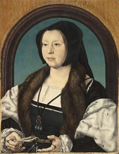 Portrait of Anna de Berghes, c. 1526-30 (oil on panel)