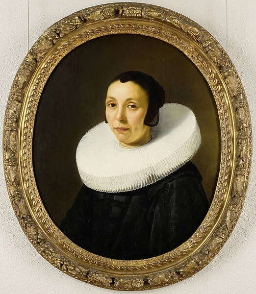 Portrait of Anna Blocken, 1649 (oil on panel)