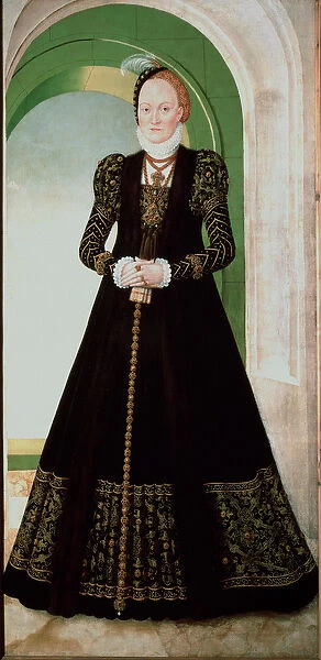 Portrait of Anne of Denmark, Wife of Prince Elector Augustus of Saxony, 1565 (painting)