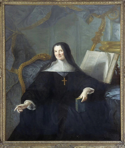 Portrait of Anne Geyssans de Clermont-Chatte (Clermont Chatte), Abbess of Chelles (d