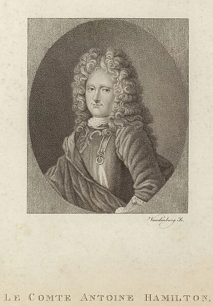 Portrait of Anthony Hamilton (engraving)
