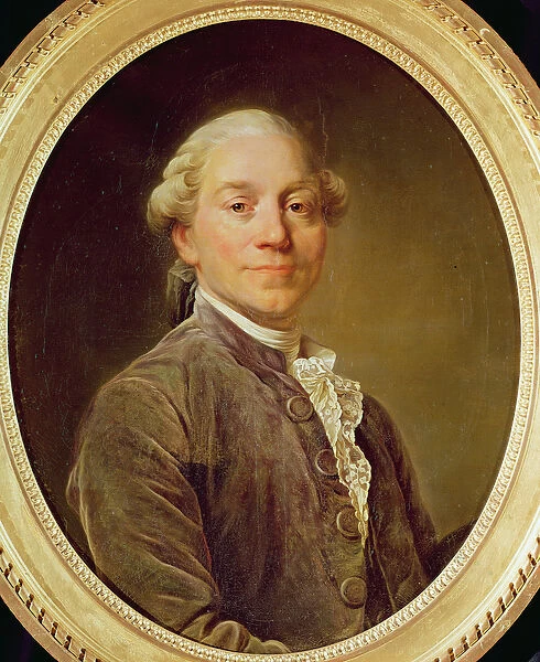 Portrait of the Antoine Thomas (member of the French Academy) (oil on canvas)
