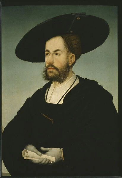 Portrait of Anton Fugger, c. 1500-29 (oil on lime panel)