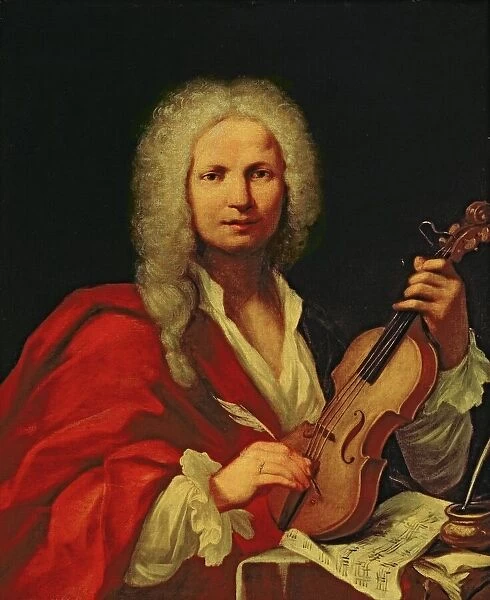 Portrait of Antonio Vivaldi (oil on canvas)