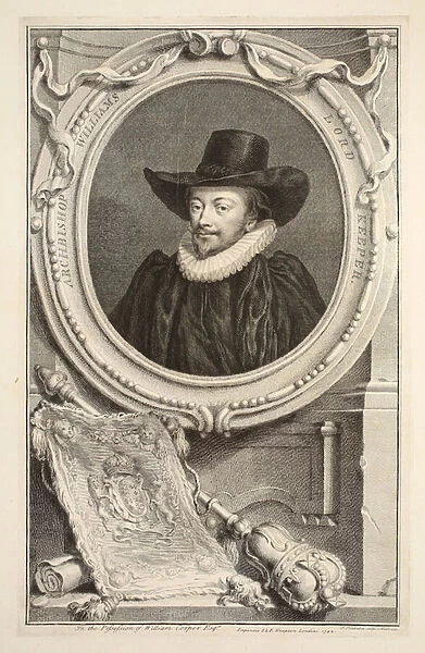 Portrait of Archbishop Williams, Lord Keeper of the Seal