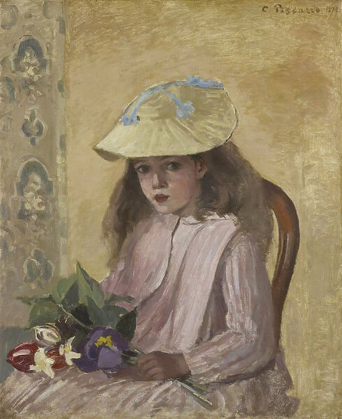 Portrait of the Artistas Daughter, 1872 (oil on canvas)