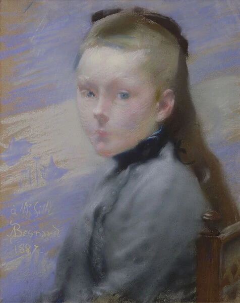 Portrait of the artists daughter (oil on canvas)