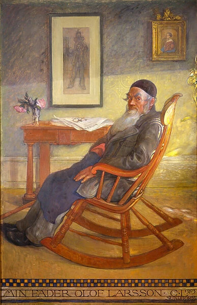 Portrait of the Artists Father, 1903 (oil on canvas)