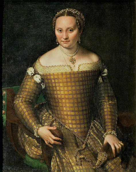 Portrait of the artists mother, Bianca Ponzoni Anguisciola, 1557