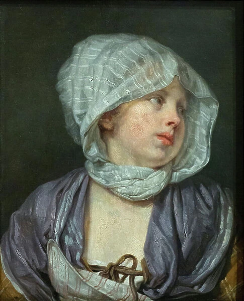 Portrait of the artist's wife, 18th century (oil on canvas)