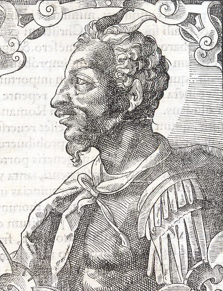 Portrait of Attila from the work of Bernardino Corio '