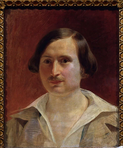 portrait of the Author Nikolai Gogol (1809-1852)