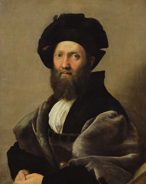Portrait of Baldassare Castiglione (1478-1529) before 1516 (oil on canvas)