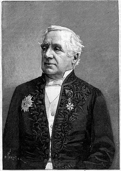 Portrait of Baron Felix Hippolyte Larrey (1808-1895), French surgeon