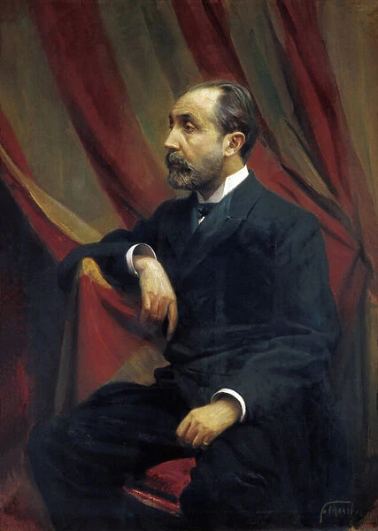 Portrait of Bartomeu ROBERT i YARZABAL (1842-1902), Spanish physician and politician, 19th century (painting)
