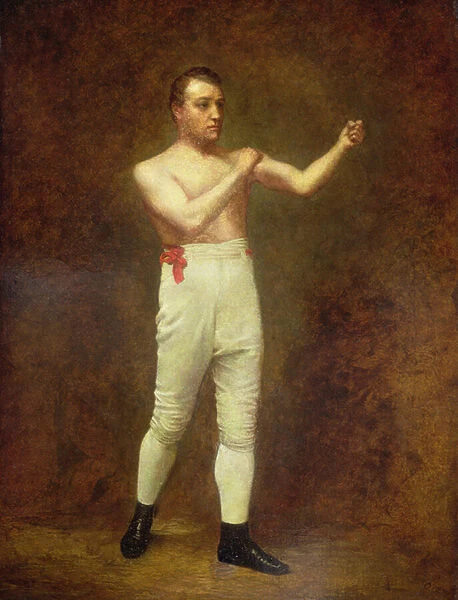 Portrait of a Boxer, c. 1800 (oil on canvas)