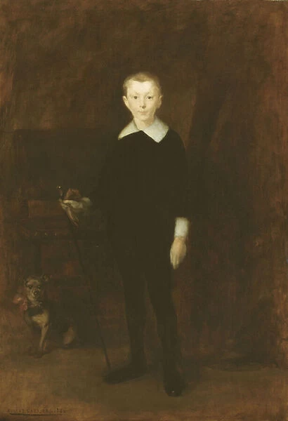 Portrait of a Boy, 1886 (oil on canvas)