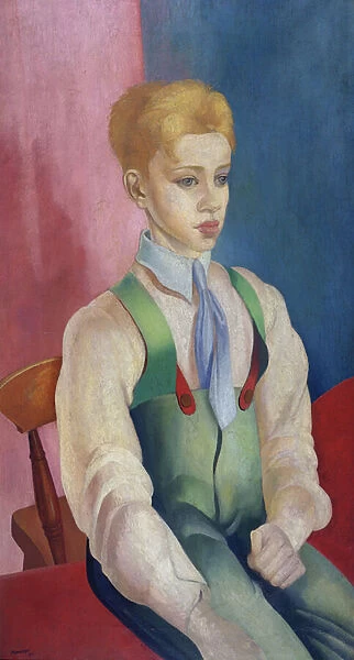 Portrait of a Boy, 1917 (oil on canvas)