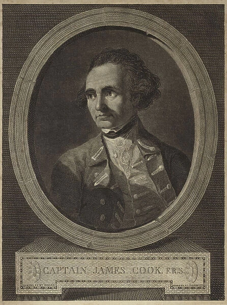 Portrait of Captain James Cook (engraving)
