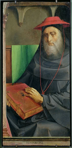 Portrait of Cardinal Bessarion (1402-72) c. 1475 (oil on panel)