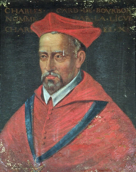 Portrait of Cardinal Charles de Bourbon (1523-90) 1617-38 (oil on canvas)