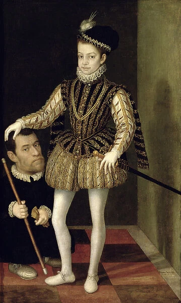 Portrait of Carlo Emanuele I (1562-1630) Duke of Savoy, c. 1570 (oil on canvas)