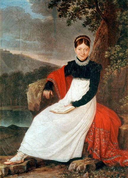 Portrait of Caroline Bonaparte, 1813 (oil on canvas)