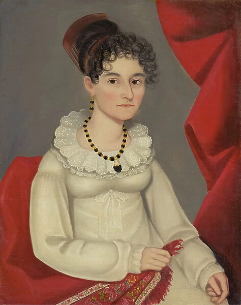 Portrait of Catharine Couenhoven Clark, c.1819-20 (oil on canvas)