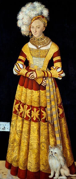Portrait de Catherine de Mecklenburg (Mecklembourg) (1487-1561)'