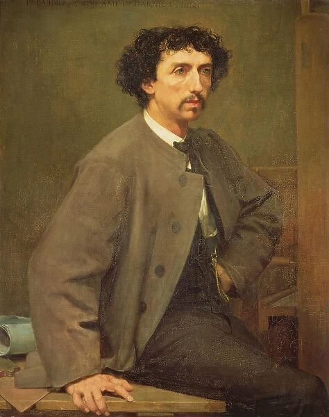 Portrait of Charles Garnier, a friend of the artist, 1868