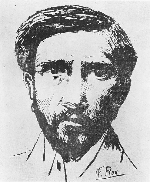 Portrait of Charles Maurras, c. 1898 (engraving)