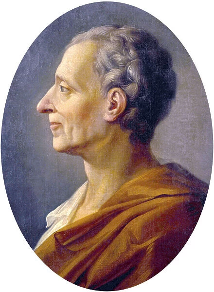 Portrait of Charles de Montesquieu (oil on canvas)